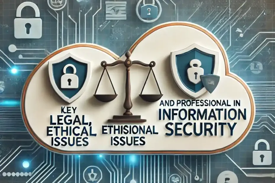 Key Legal, Ethical, and Professional Issues in Information Security