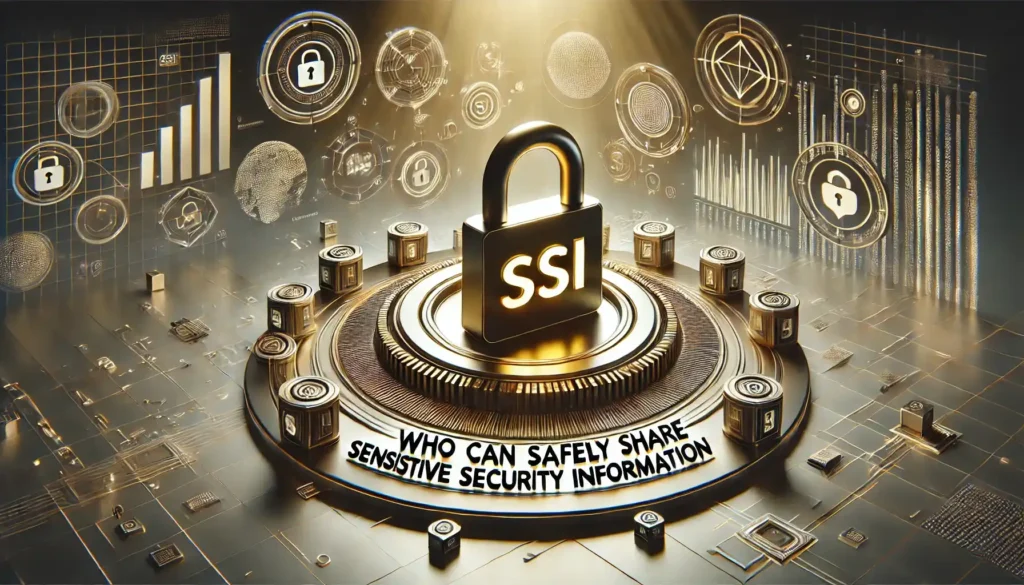 Who Can Safely Share Sensitive Security Information (SSI)